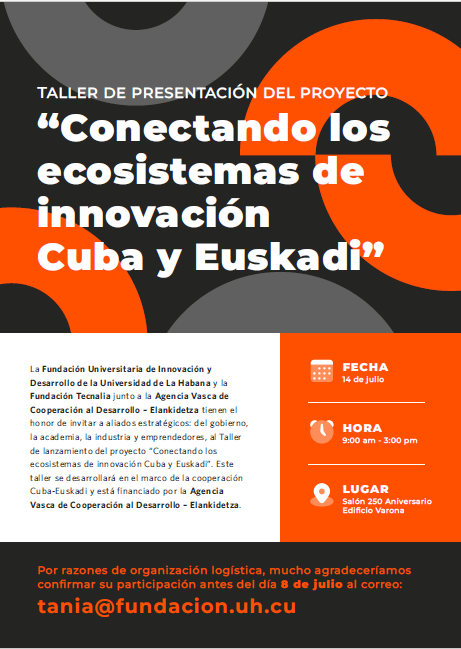 Proyecto «Conectando Ecosistemas de Innovación Cuba Y Euskadi»
