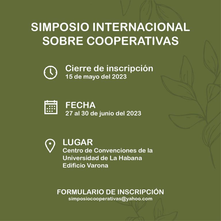 Simposio Internacional sobre Cooperativas