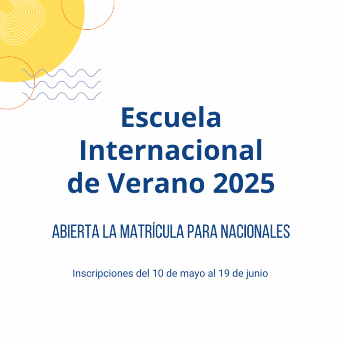 Abierta matrícula para nacionales Escuela INternacional de Verano